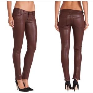 Citizens of Humanity Bhutan Red Coated Rocket High Rise Jeans NWT size 29